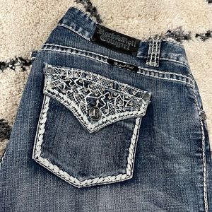 Womens Rock & Roll Jeans Size 34 Excellent Condition, Inseam 27 1/2